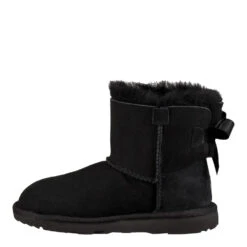 UGG Kids' Mini Bailey Bow II Boots 8 UGG Kids' Mini Bailey Bow II Boots -Ugg 1017397k blk 3 2