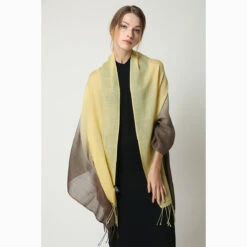 Ugg 100% Merino Wool Tie Dye Scarf Lemon And Brown -Ugg 10 2403c82a 9c2c 4b9b a88d f59da1dc2a8c