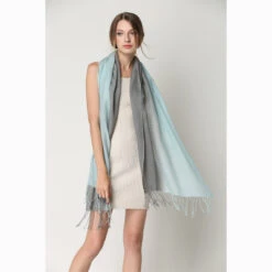 Ugg 100% Merino Wool Tie Dye Scarf Aqua And Grey -Ugg 10 4e4f1a52 7c0d 4e67 b908 d449891fdd13