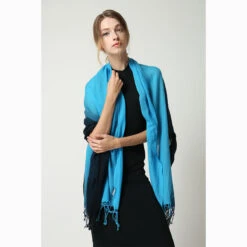 Ugg 100% Merino Wool Tie Dye Scarf Black And Cyan Blue -Ugg 10 4ff9da54 a2ea 4486 98c3 d3294e5ff916