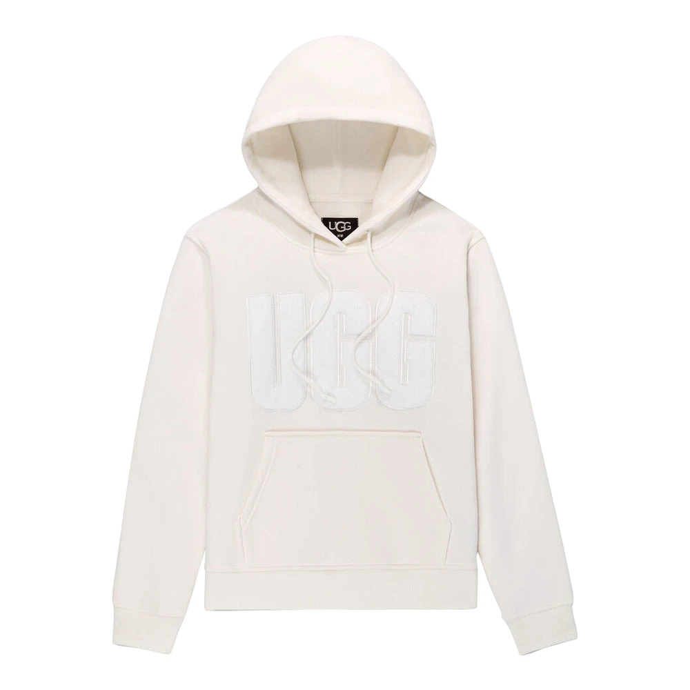 UGG Women's Rey Fuzzy Logo Hoodie 1 UGG Women's Rey Fuzzy Logo Hoodie