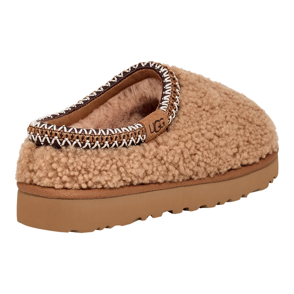 UGG Women's Tasman Maxi Curly Slippers - Chestnut 2 UGG Women's Tasman Maxi Curly Slippers - Chestnut - Image 2