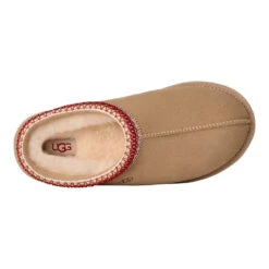 UGG Women's Tasman II Slipper - Sand / Dark Cherry -Ugg 1174470 SDDR 6
