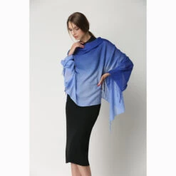 Ugg 100% Merino Wool Tie Dye Scarf Sky And Blue -Ugg 11 35fe193a cd67 4fba 8da4 3214a85f18e1