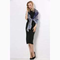 Ugg 100% Australian Merino Wool Scarf Blue Grey -Ugg 11 f878555f 0bce 40cf 87a8 54a0f1429f82