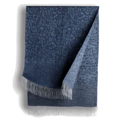 Ugg Cashmere & Wool Wrap Navy And Grey