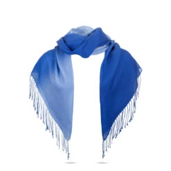 Ugg 100% Merino Wool Tie Dye Scarf Sky And Blue