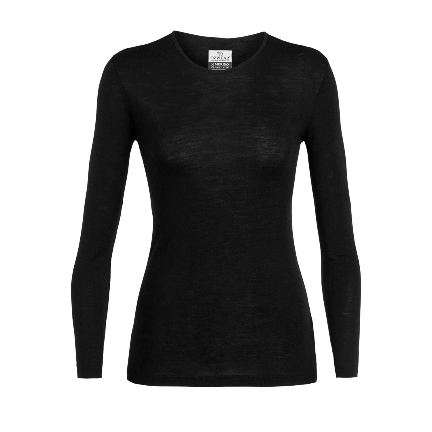 Ozwear Women'S 200 100% Merino Wool Long Sleeve Crew 1 Ozwear Women'S 200 100% Merino Wool Long Sleeve Crew