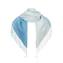 Ugg 100% Merino Wool Tie Dye Scarf Dawn And Blue