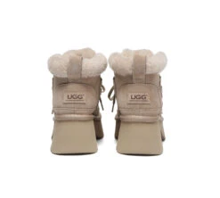 UGG Boots Women Sheepskin Wool Lace Up Chunky Platform Bumpy 39 UGG Boots Women Sheepskin Wool Lace Up Chunky Platform Bumpy -Ugg 270A0787