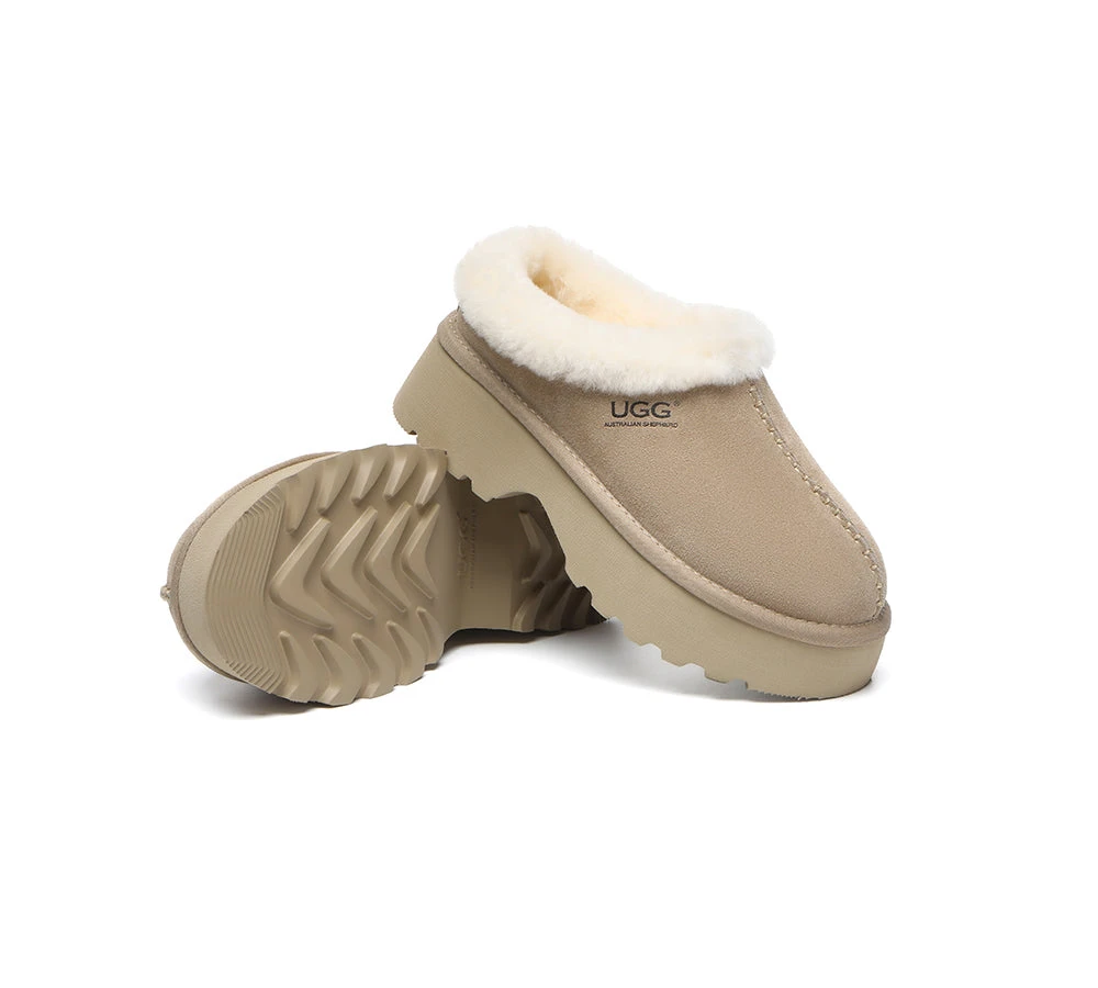 UGG Slippers Sheepskin Wool Ankle Chunky Platform Adrian 10 UGG Slippers Sheepskin Wool Ankle Chunky Platform Adrian - Image 10