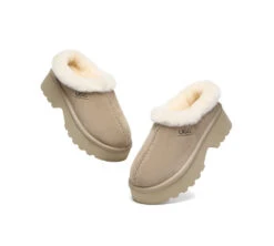 UGG Slippers Sheepskin Wool Ankle Chunky Platform Adrian 31 UGG Slippers Sheepskin Wool Ankle Chunky Platform Adrian -Ugg 270A0814