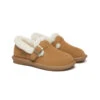 UGG Slippers Sheepskin Wool Adjustable Strap Ankle Froim