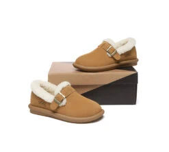 UGG Slippers Sheepskin Wool Adjustable Strap Ankle Froim -Ugg 270A8147