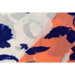 100% Australian Wool Print Scarf White Blue And Orange -Ugg 3 2a3b8b91 9cff 486e bce4 07647da61cff