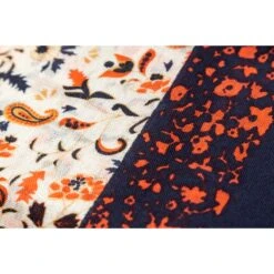 100% Australian Wool Print Scarf Orange Floral -Ugg 3 5f490c58 3d10 48ae 8a5e 4436c9cc0e9a