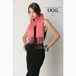 Ugg Cashmere & Wool Scarf Watermelon -Ugg 3 b970b244 3dcd 447d b6a7 81d60b3cf0ec