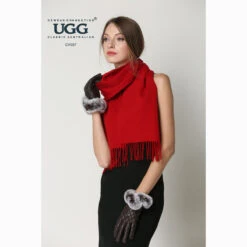 Ugg Cashmere & Wool Scarf Tomato -Ugg 3 d1eb989f 3c04 4b86 9279 cab39bb99fe9