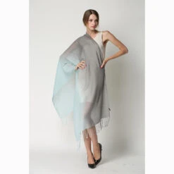 Ugg 100% Merino Wool Tie Dye Scarf Aqua And Grey -Ugg 3 de7ad5d7 f49d 4ba8 a6d1 c5a4c813c3c5
