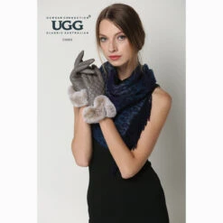 Ugg Cashmere & Wool Scarf Purple And Blue -Ugg 4 05a19d25 7aaf 4cf8 8cb2 f0a4e312b7d6