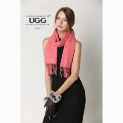 Ugg Cashmere & Wool Scarf Watermelon -Ugg 4 0a210630 6ea3 4a11 8716 e1bbdeed5cfa