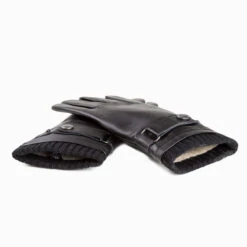 Ugg Mens Silver Stud Tab Glove (Touch Screen) -Ugg 4 4e21fafa 0a34 4ff9 b93c b0cced522c20