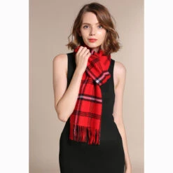 Ugg 100% Australian Merino Wool Reversible Scarf Red -Ugg 4 bb7f5aa5 4167 44b0 9132 8d2f10b65724