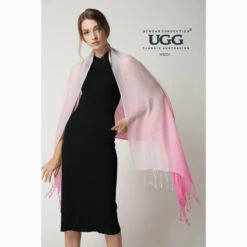 Ugg 100% Merino Wool Tie Dye Scarf Pink And Rose -Ugg 4 fc50296d 7a4b 47e2 bbf8 e1940830bc6d