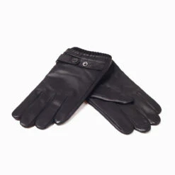 Ugg Mens Silver Stud Tab Glove (Touch Screen) -Ugg 5 9509c93e a7f1 4c60 ab11 e7977d833445