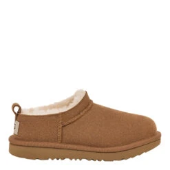 UGG Kids` Classic Micro Boots- Chestnut