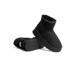 Australian Made Sheepskin Wool Ankle Boots Mini Platform 18 Australian Made Sheepskin Wool Ankle Boots Mini Platform -Ugg 6R2A8489