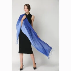 Ugg 100% Merino Wool Tie Dye Scarf Sky And Blue -Ugg 6 049860be 1265 4ebf 9a61 82303ecdbbdc