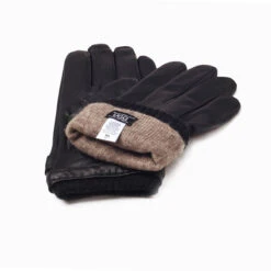 Ugg Mens Silver Stud Tab Glove (Touch Screen) -Ugg 6 2b4e5d02 c27e 4723 95bb 091213c32b76