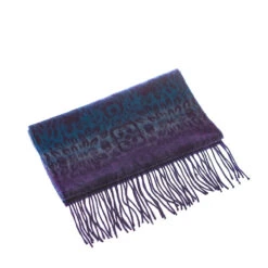 Ugg Cashmere & Wool Scarf Purple And Blue -Ugg 6 d7bb9af9 fa42 4007 9385 2e97e535d8d0