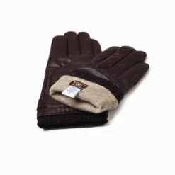 Ugg Mens Silver Stud Tab Glove (Touch Screen) -Ugg 6 f6194156 f676 4e64 864f 0c930dc4d0b6