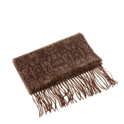 Ugg Cashmere & Wool Scarf Chocolate And Tan -Ugg 6 f965162f 074b 413e abb0 0dfe73c064fa