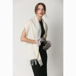 Ugg 100% Wool Scarf White -Ugg 6 fc9a8066 5405 4332 a3fa c0f6a2149a4f