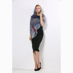 Ugg 100% Australian Merino Wool Scarf Blue Grey -Ugg 7 31aa51bd 4a96 4ba4 943c d37c3c9947a2