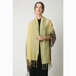 Ugg 100% Merino Wool Tie Dye Scarf Lemon And Brown -Ugg 7 458ea768 1821 4f56 8737 9071f680842f