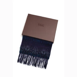 Ugg Cashmere & Wool Scarf Purple And Blue -Ugg 7 c3ca07e2 2e80 4522 ac93 adb043a3db04