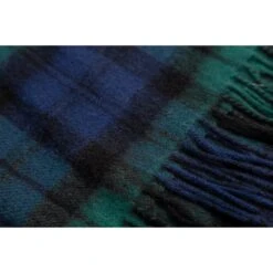 100% Wool Scarf Navy And Green Check -Ugg 7 dce534b1 d5f8 4a28 961a 880302e9c4c4