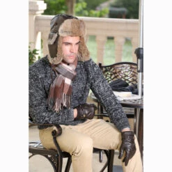 Ugg Mens Silver Stud Tab Glove (Touch Screen) -Ugg 8