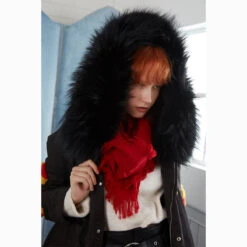 Ugg Fringed Check Wool Scarf Tomato -Ugg 8 a8f151d8 868d 41d8 bd62 087c304254ab