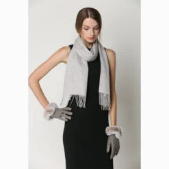 Ugg 100% Wool Scarf Grey -Ugg 9 21239d6c 4392 4e4f 8b61 eb7b2ae43fe1