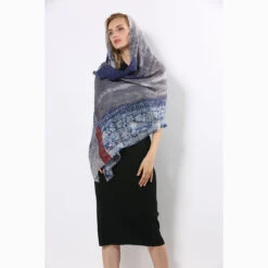 Ugg 100% Australian Merino Wool Scarf Blue Grey -Ugg 9 f7169e0d 0d84 4169 b07c 6b185dbd932d