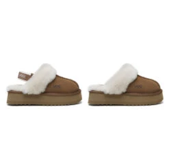 UGG Slippers Women Sheepskin Wool Removable Strap Slingback Slippers Muffin Platform 22 UGG Slippers Women Sheepskin Wool Removable Strap Slingback Slippers Muffin Platform -Ugg AS2047 e2b0c31b b3a8 4811 8993 2fc0d81b27b4