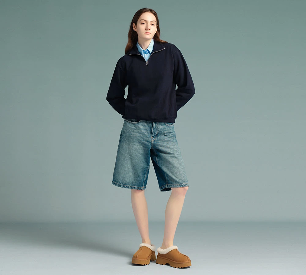 UGG Slippers Sheepskin Wool Ankle Chunky Platform Adrian 2 UGG Slippers Sheepskin Wool Ankle Chunky Platform Adrian - Image 2