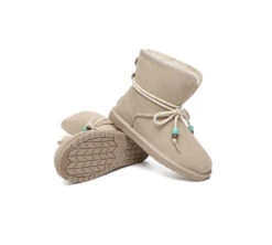 UGG Boots Women Sheepskin Wool Lace Up Fashion Carlos 25 UGG Boots Women Sheepskin Wool Lace Up Fashion Carlos -Ugg GL7A0142