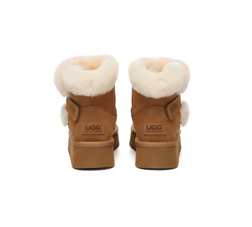 AUSTRALIAN SHEPHERD® UGG Boots Sheepskin Wool Shearling Platform Bynnie 6 AUSTRALIAN SHEPHERD® UGG Boots Sheepskin Wool Shearling Platform Bynnie - Image 6