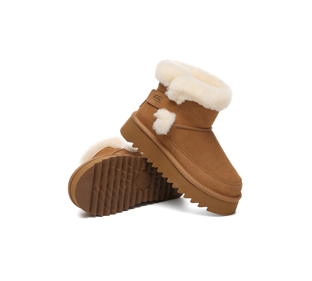 AUSTRALIAN SHEPHERD® UGG Boots Sheepskin Wool Shearling Platform Bynnie 2 AUSTRALIAN SHEPHERD® UGG Boots Sheepskin Wool Shearling Platform Bynnie - Image 2